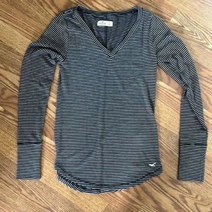 Hollister Striped Long Sleeve Tee